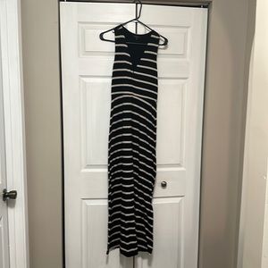 Monteau black and tan Maxi dress